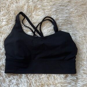 Lululemon Athletica Black Strappy Sports Bra